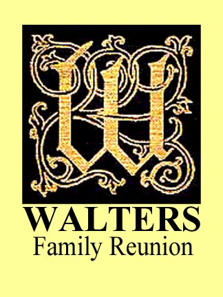 WALTERS Family Reunion 2005 T-shirt artwork William B. Walters design Amanda W. Crews
